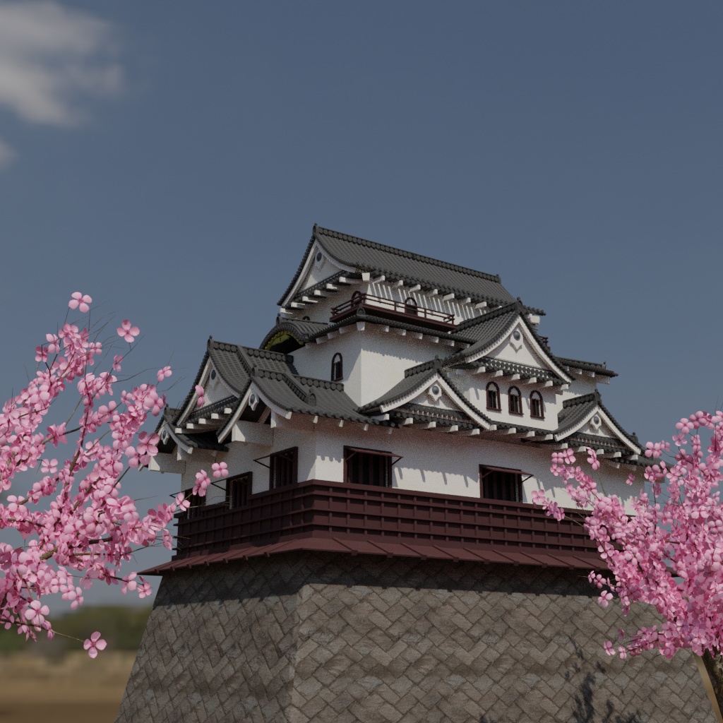 [Unity対応] 城（天守閣）