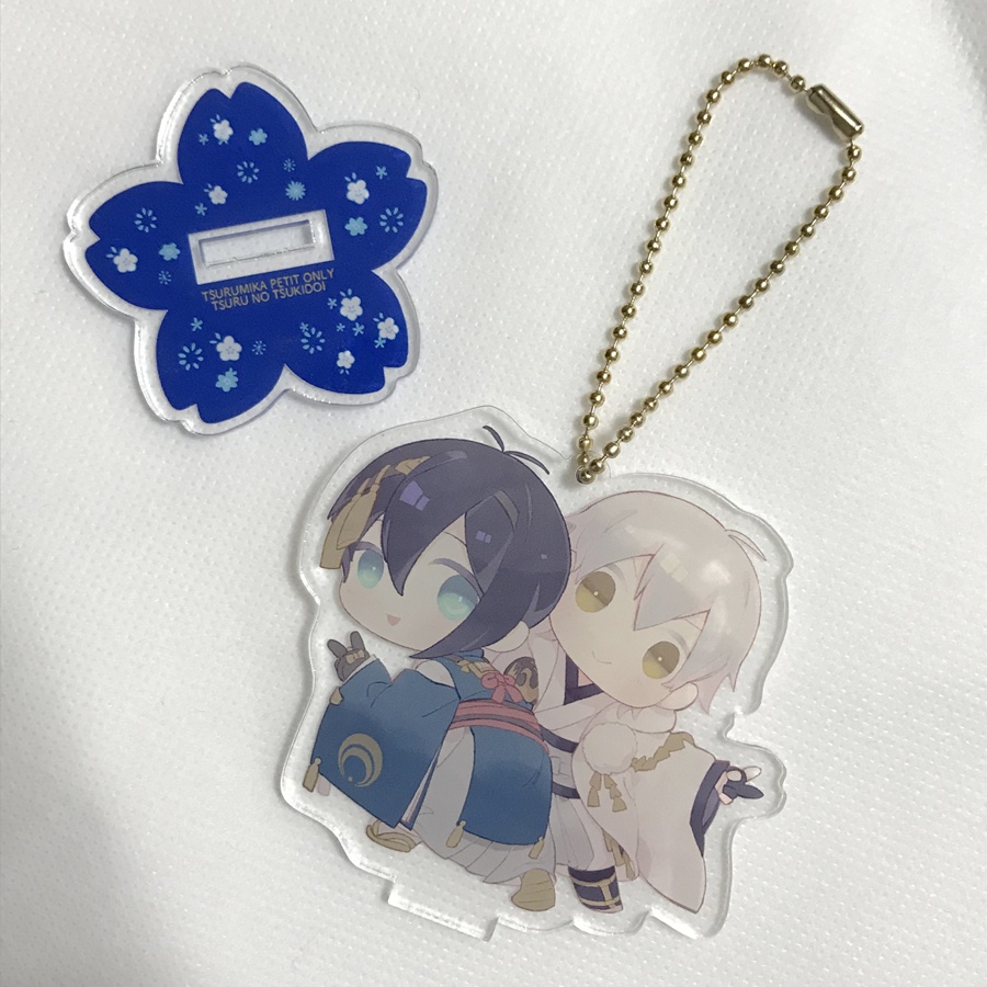 【鶴の月問い】エコバッグ&スタンド付きアクキー&チケットフォルダーセット