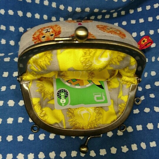 妄想がま口(タイバニ風R-1)くさり付き