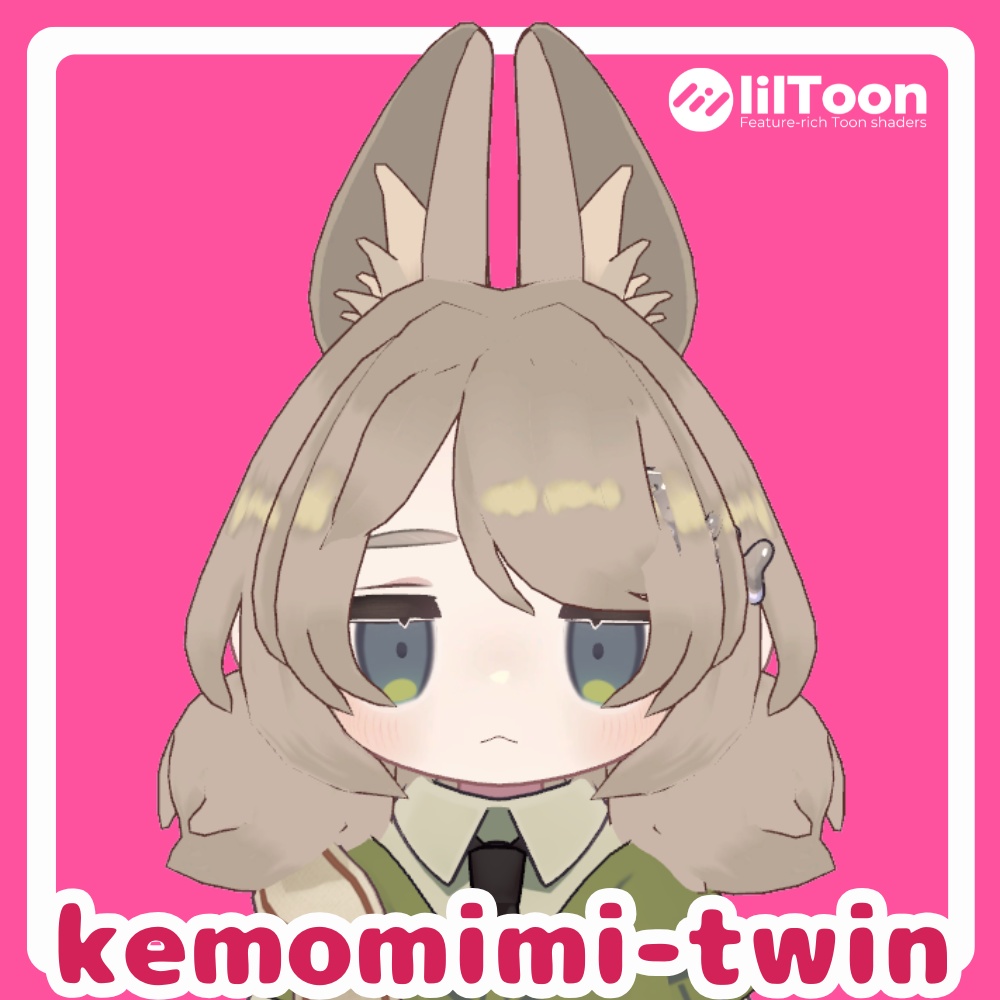 【Kipfel/キプフェル】kemomimi twin 髪