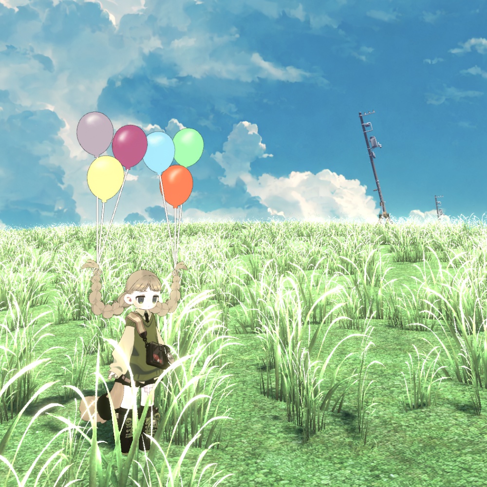 【Kipfel/キプフェル/Nochica/ノーチカ】バルーンボムボムツイン 髪