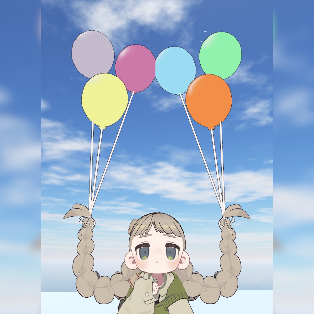 【Kipfel/キプフェル/Nochica/ノーチカ】バルーンボムボムツイン 髪