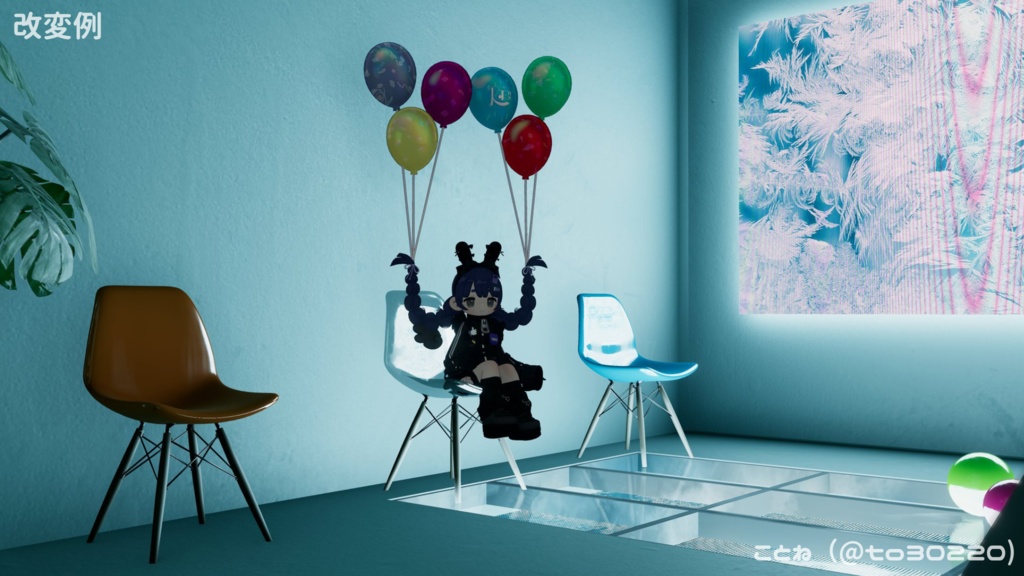 【Kipfel/キプフェル/Nochica/ノーチカ】バルーンボムボムツイン 髪