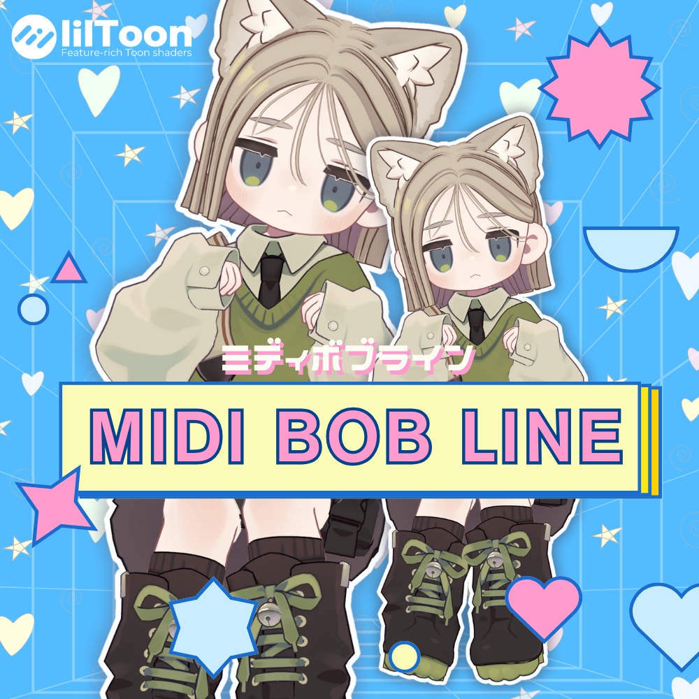 【Kipfel/キプフェル】Midi Bob Line　ミディボブライン　髪