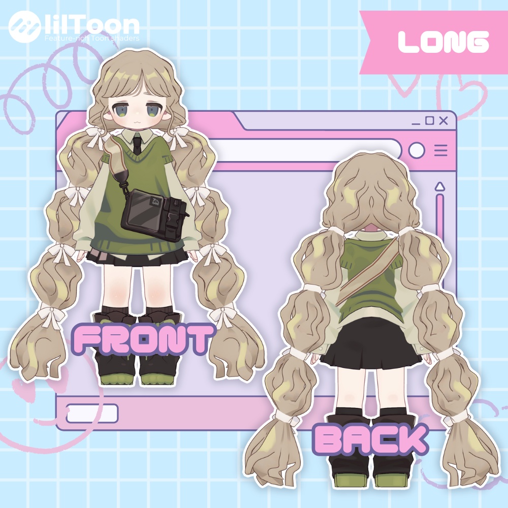 【Kipfel/キプフェル】ぶんぶんグランツイン bunbun gran twin 髪