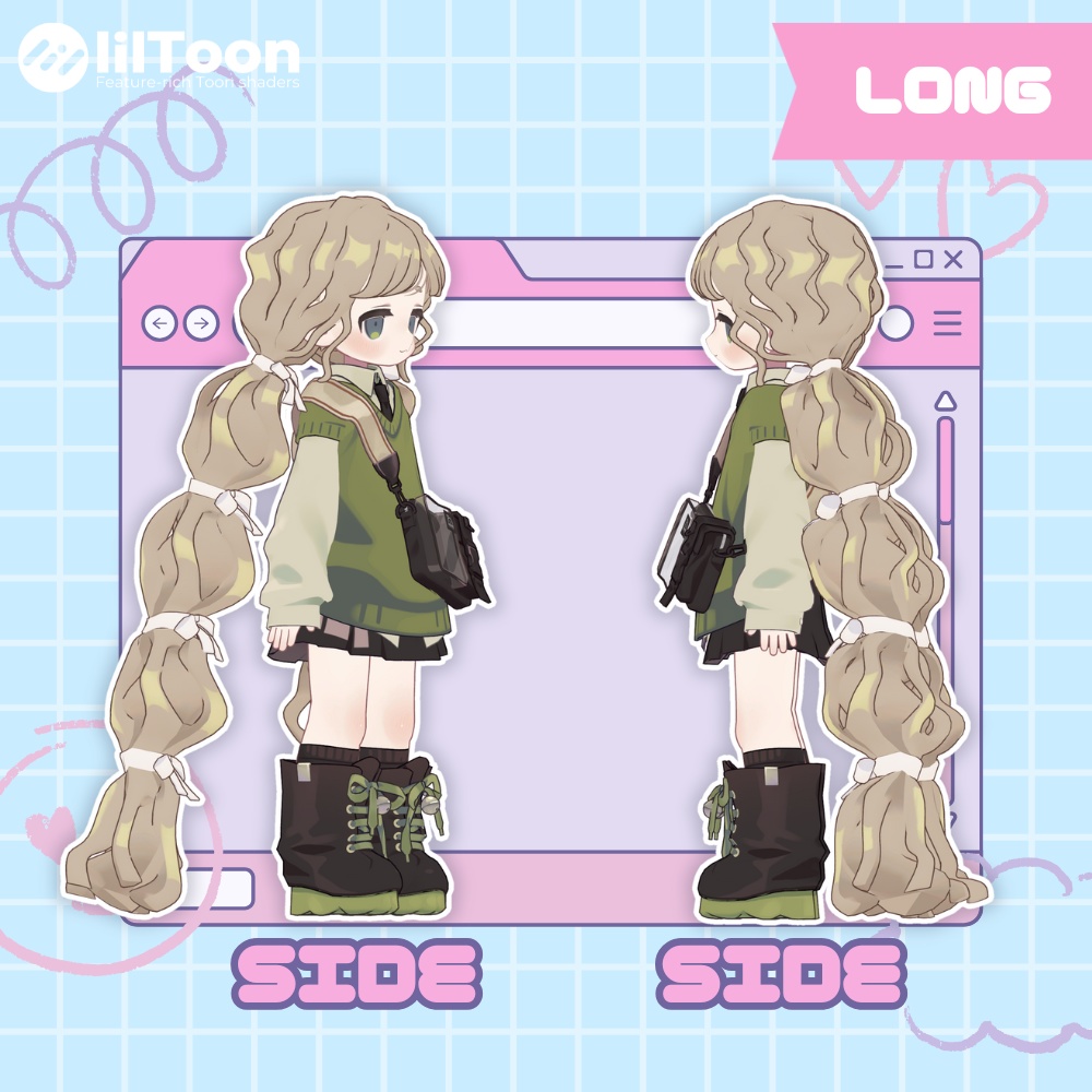 【Kipfel/キプフェル】ぶんぶんグランツイン bunbun gran twin 髪