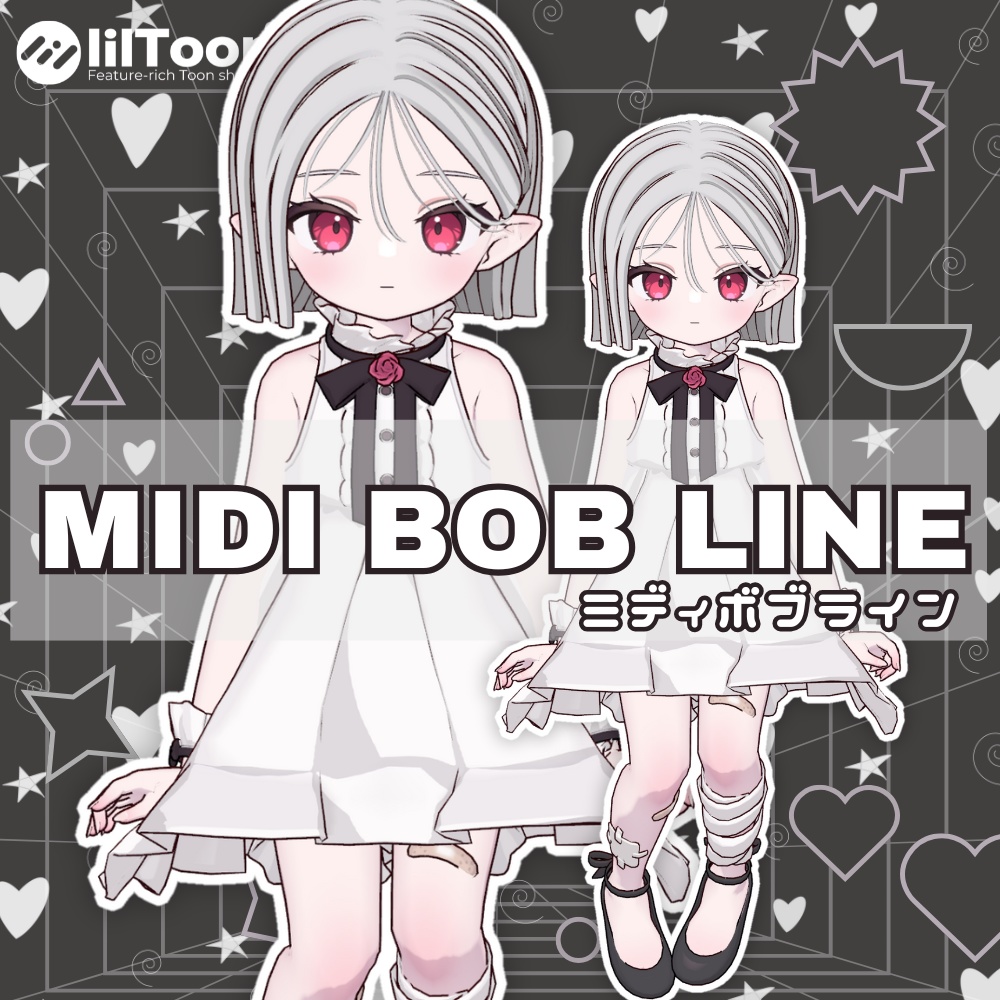 【Nochica/ノーチカ】Midi Bob Line ミディボブライン 髪