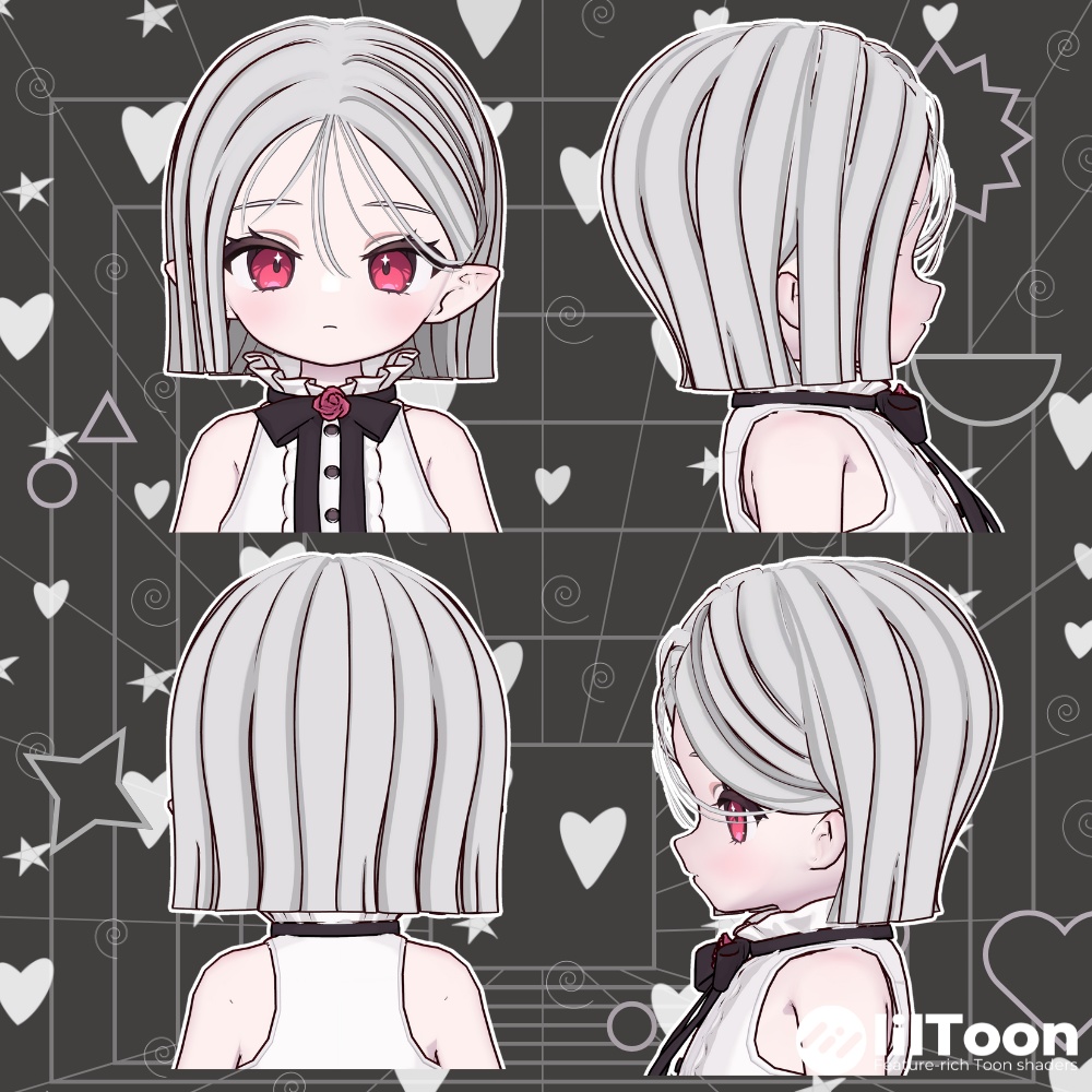 【Nochica/ノーチカ】Midi Bob Line ミディボブライン 髪