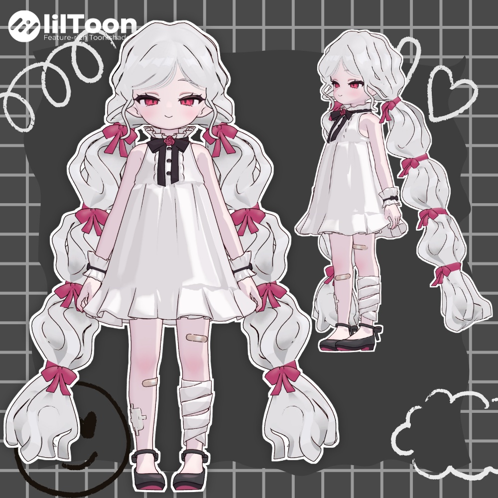 【Nochica/ノーチカ】ぶんぶんグランツイン bunbun gran twin 髪