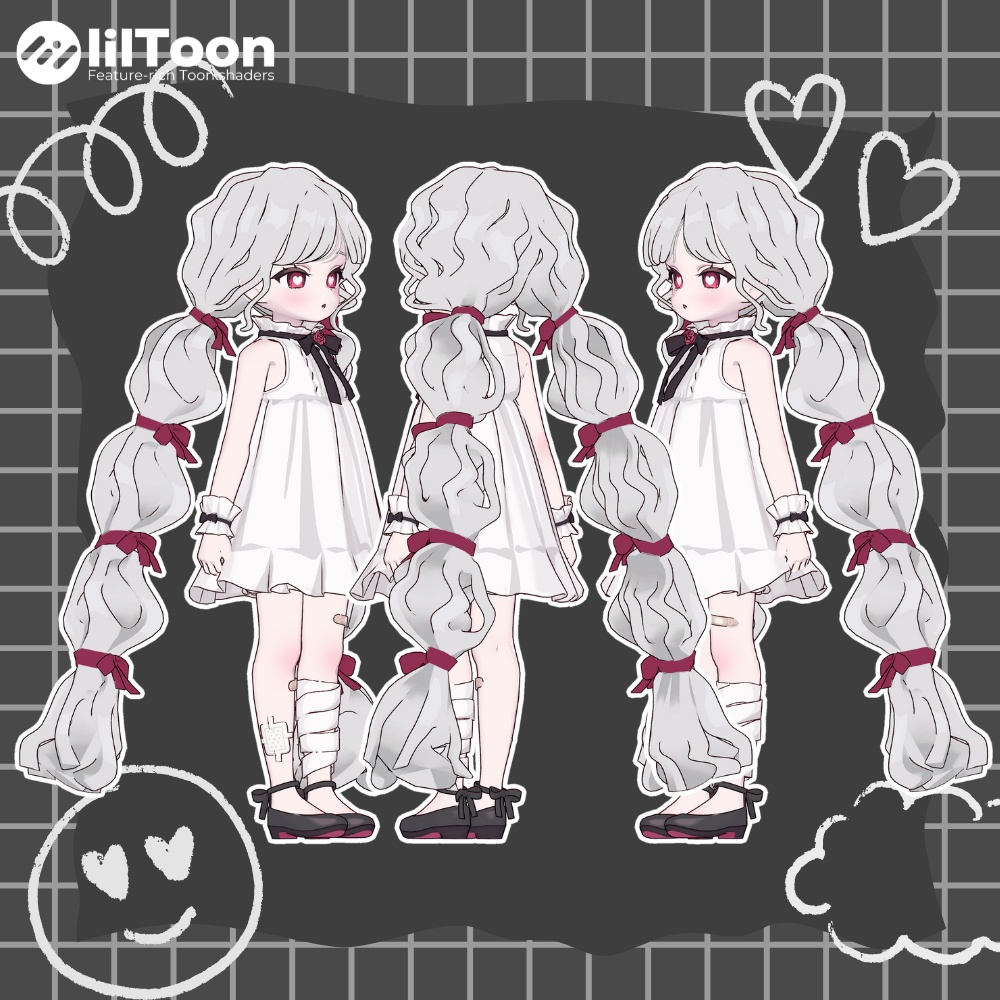 【Nochica/ノーチカ】ぶんぶんグランツイン bunbun gran twin 髪