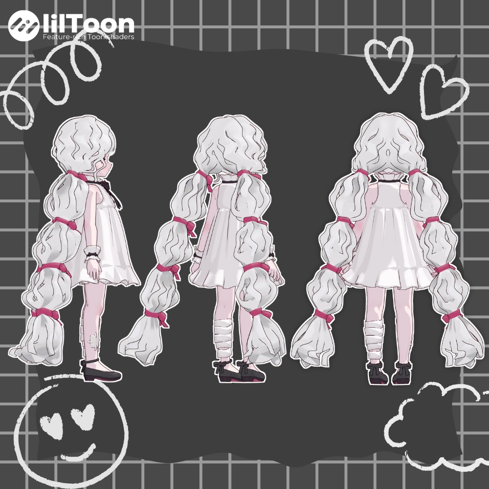 【Nochica/ノーチカ】ぶんぶんグランツイン bunbun gran twin 髪