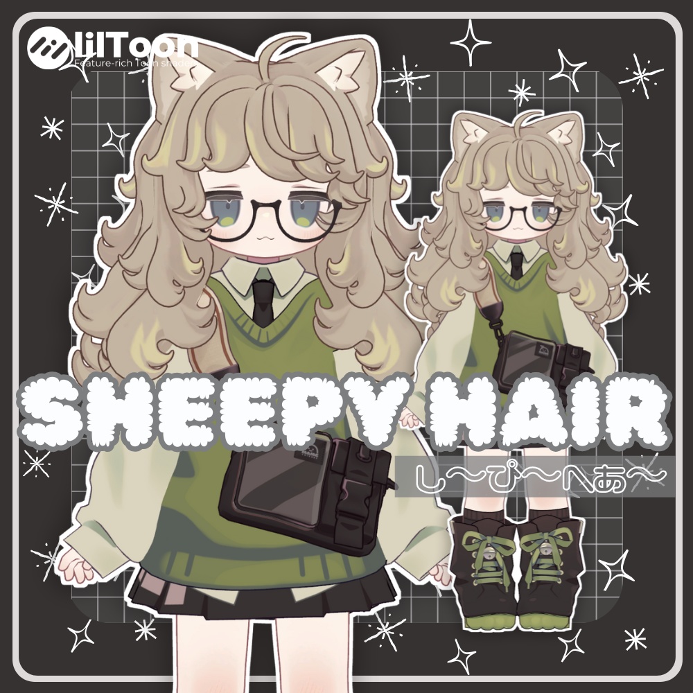 【Kipfel/キプフェル】sheepy hair し~ぴ~へあ~ 髪
