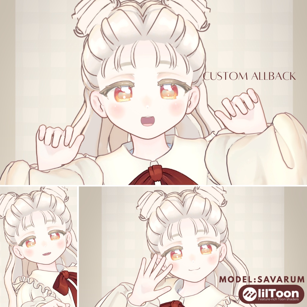 【サバラム/Savarum】custom allback カスタムオールバック 髪