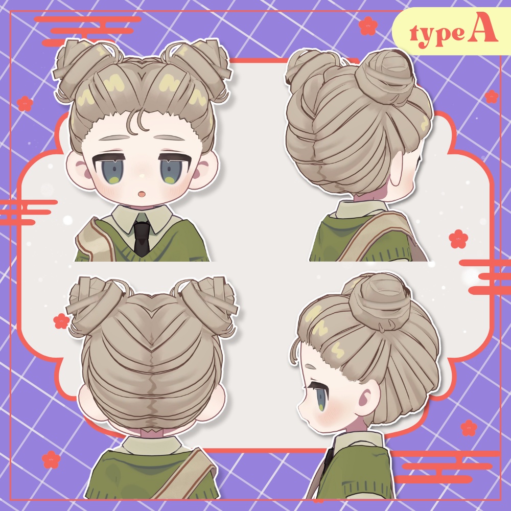 【Kipfel/キプフェル】custom allback typeA,typeB 髪