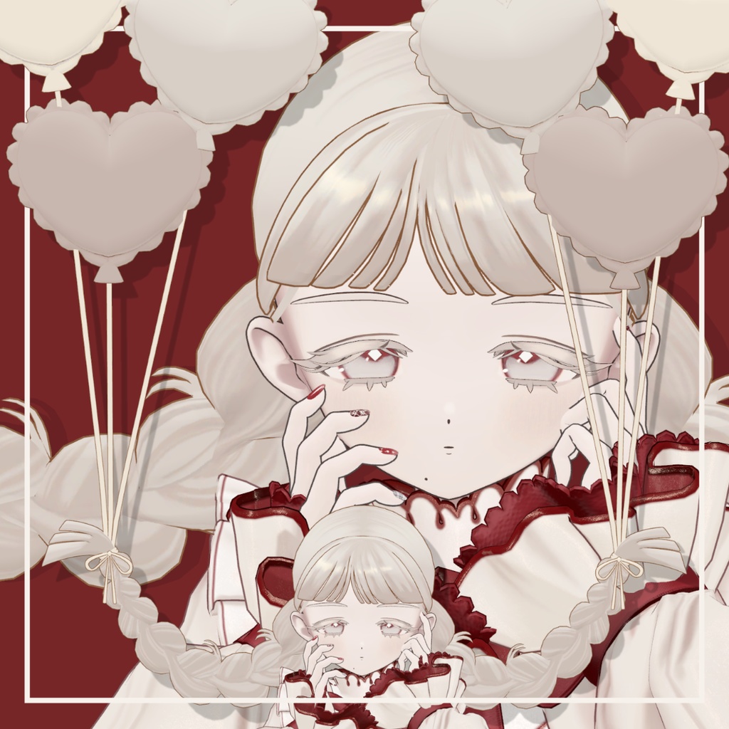 【fyuett/フィユエ】バルーンボムボムツイン 髪