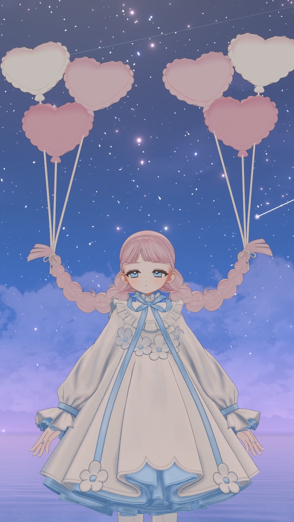 【fyuett/フィユエ】バルーンボムボムツイン 髪