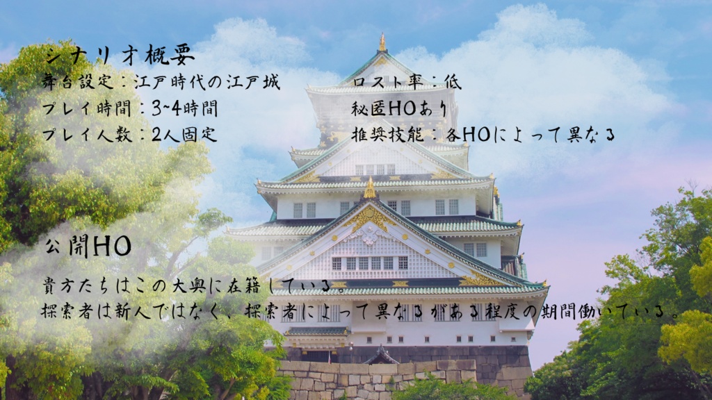 【無料】夫婦喧嘩は誰が喰う【クトゥルフ神話TRPG】