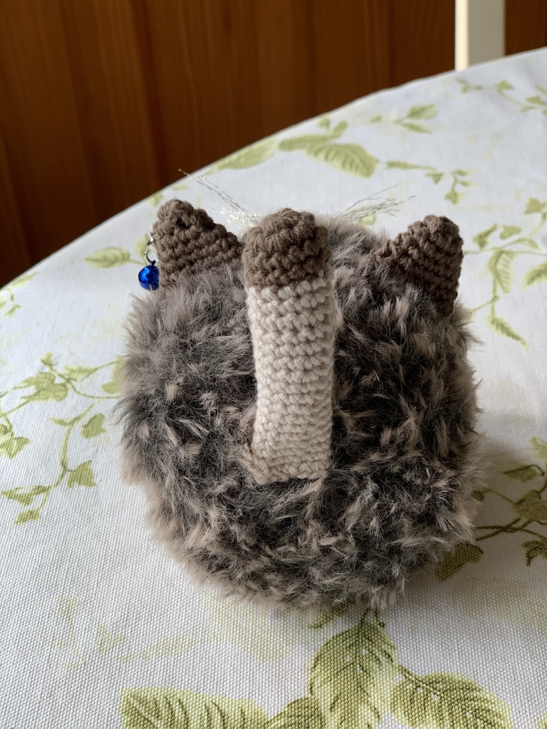 もち着ぐるみ ねこちゃん グレー/茶