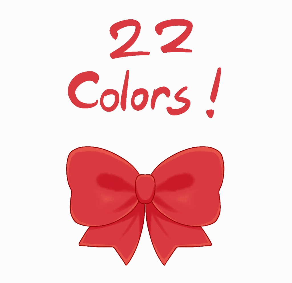 【VTuber向け】PNG Bow Asset Pack