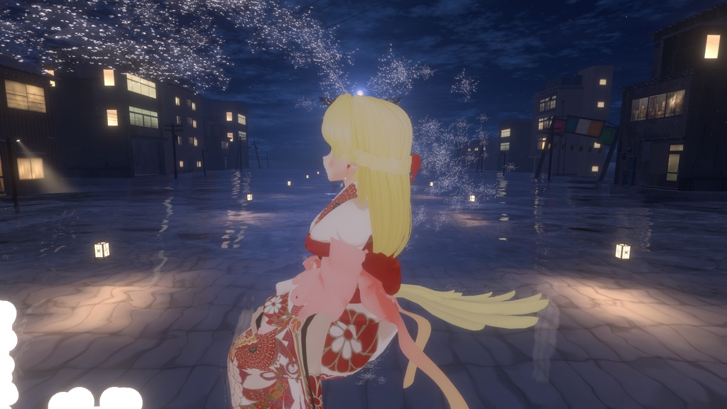 【VRChat】お嬢様ヘアー