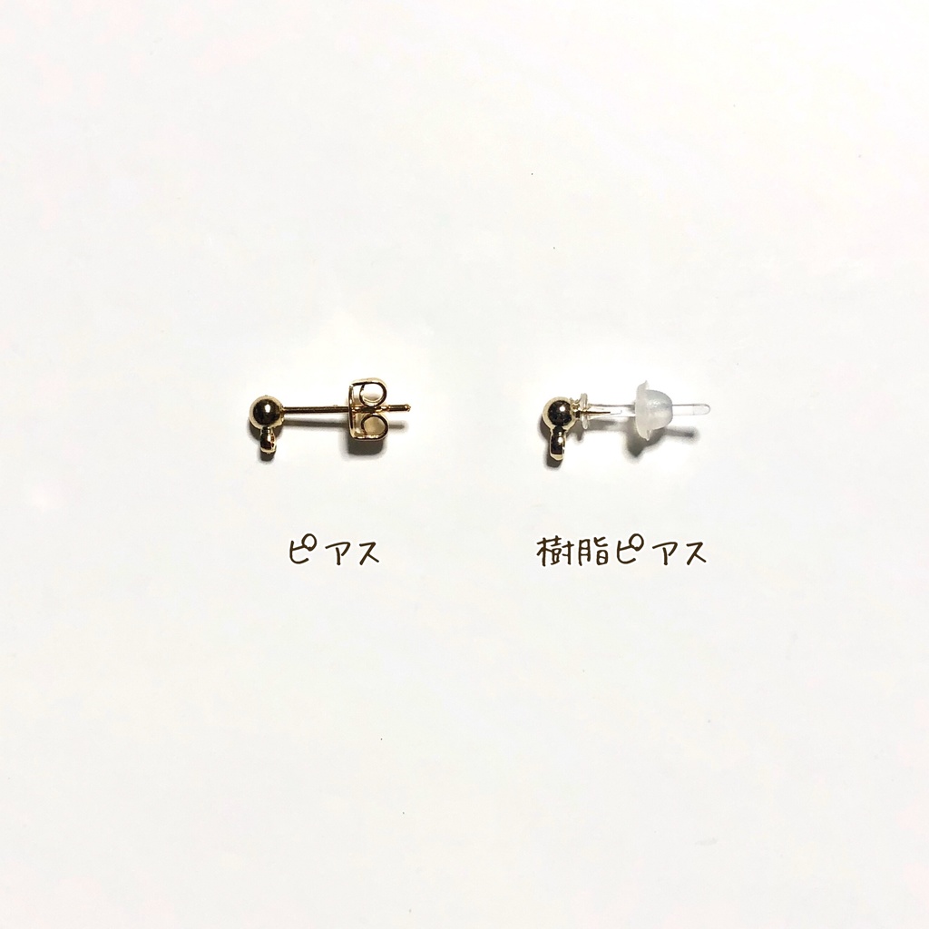 梅の花 イヤーアクセサリー