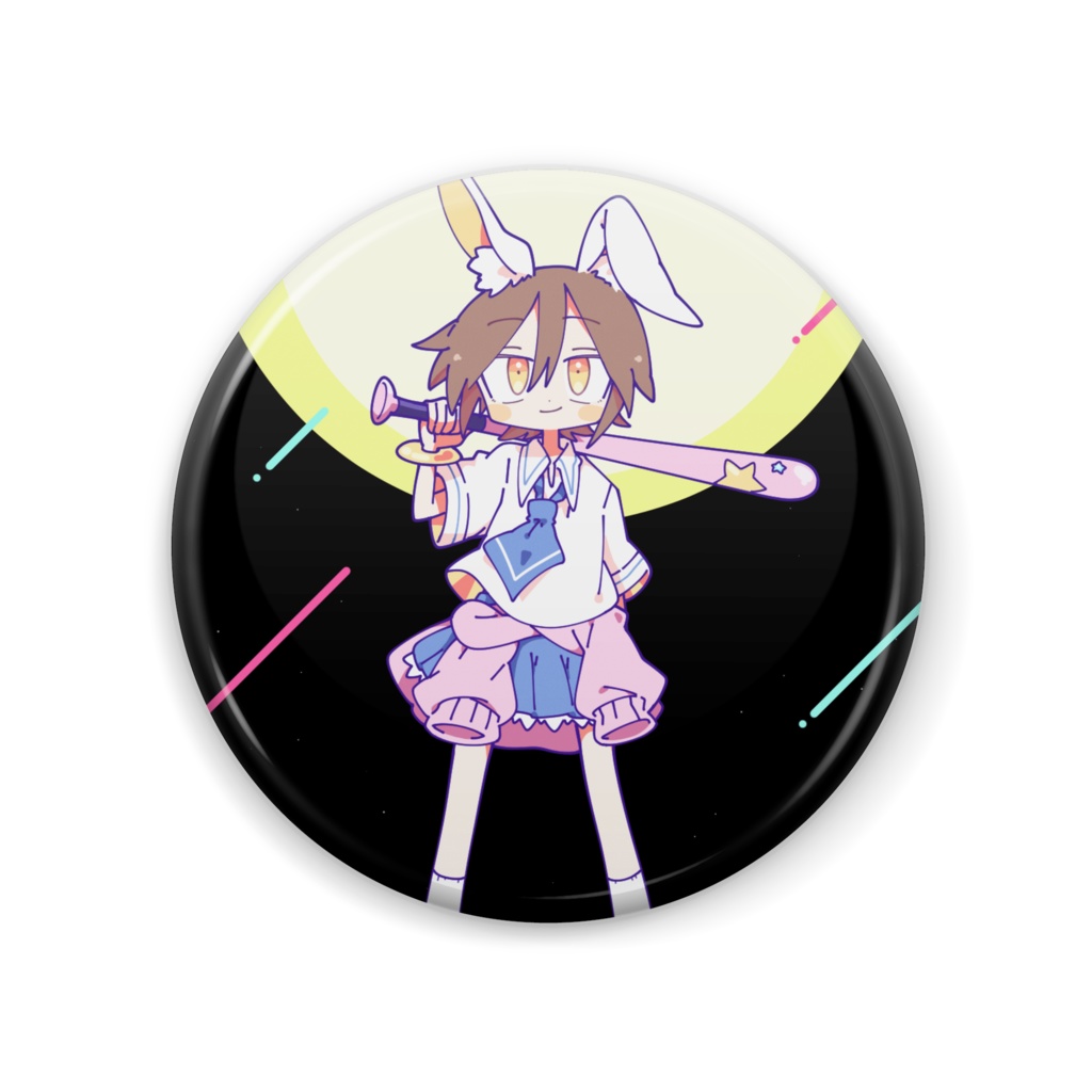 かっ飛ばし缶バッジ