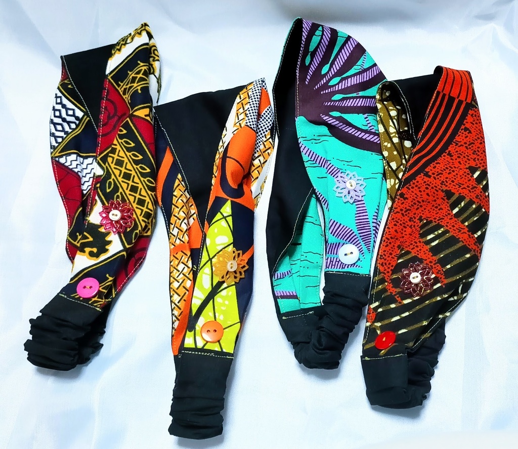 ツイステ寮&グリムイメージマスク掛け付きツイストヘアバンド