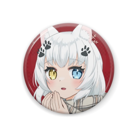 みゃお缶バッジ クリスマスver.