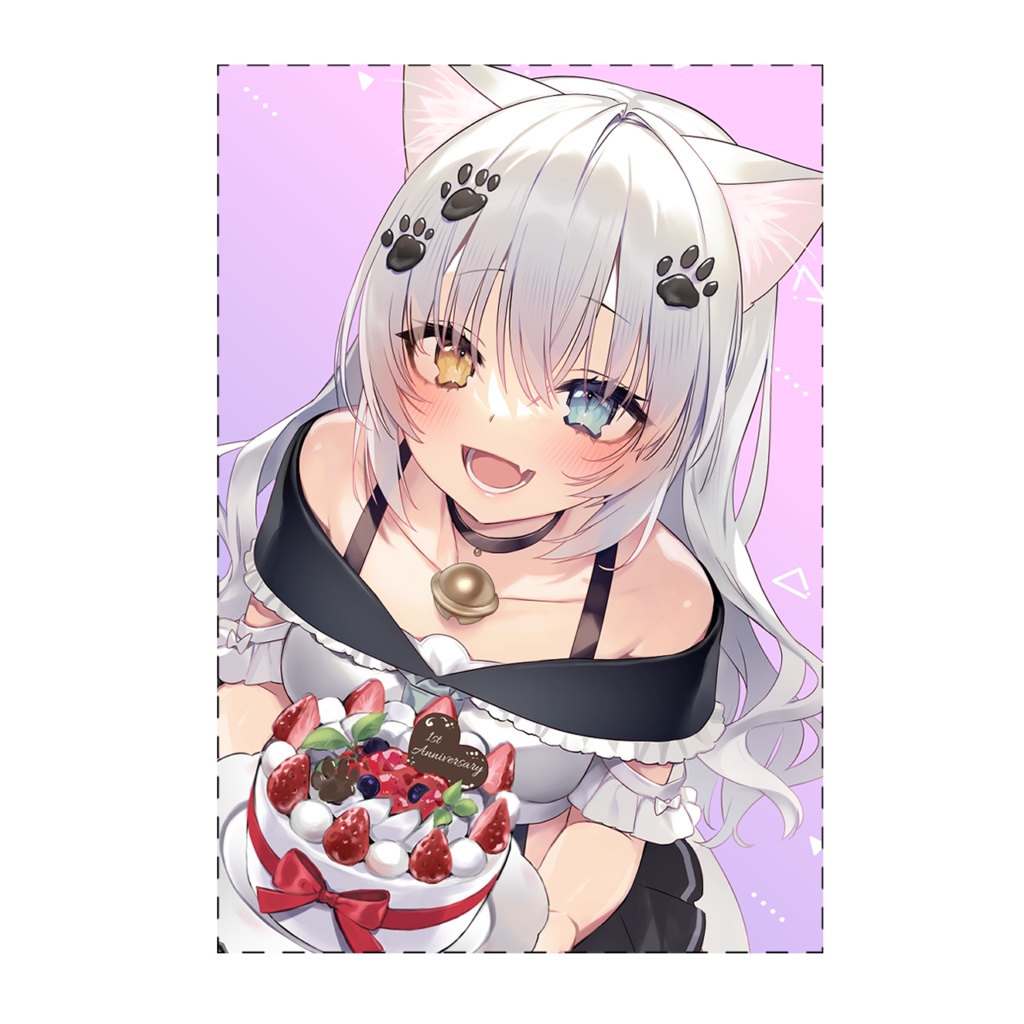 みゃお缶バッジ 1周年ver.