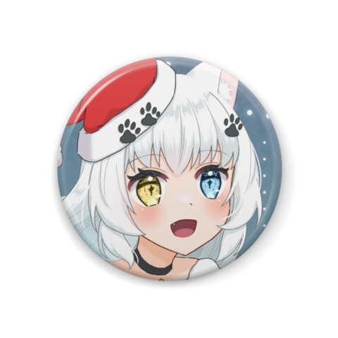 みゃお缶バッジ クリスマス2021ver. (再販)