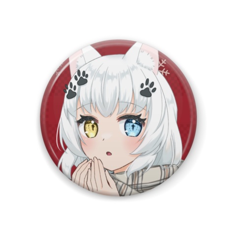 みゃお缶バッジ クリスマス2021ver. (再販)