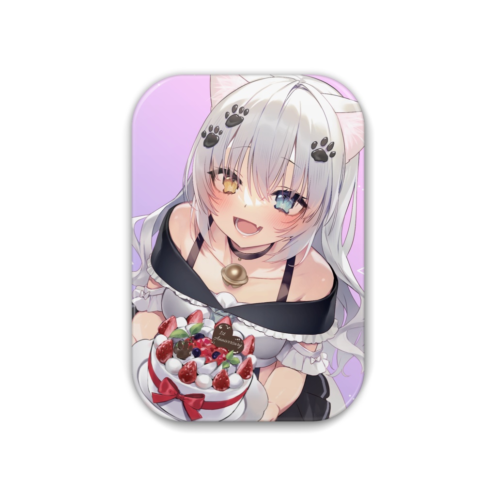 みゃお缶バッジ 1周年ver. (再販)