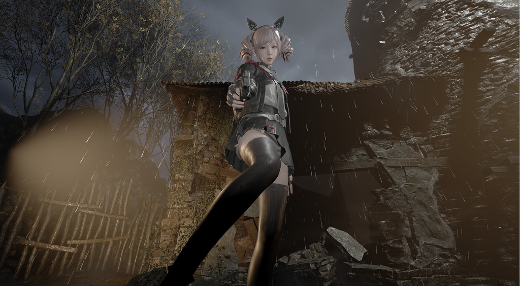 【Resident Evil RE4 Mod】ROE JK黑丝莉萝替换艾达(Ada)