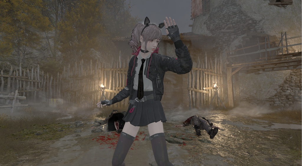 【Resident Evil RE4 Mod】ROE JK黑丝莉萝替换艾达(Ada)