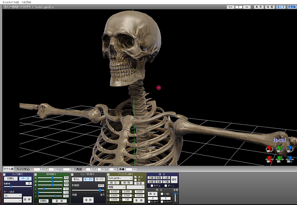 【MMD】【VRC】リアル骸骨モデル