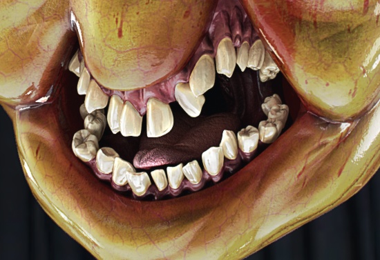 【3D素材】口の中モデル