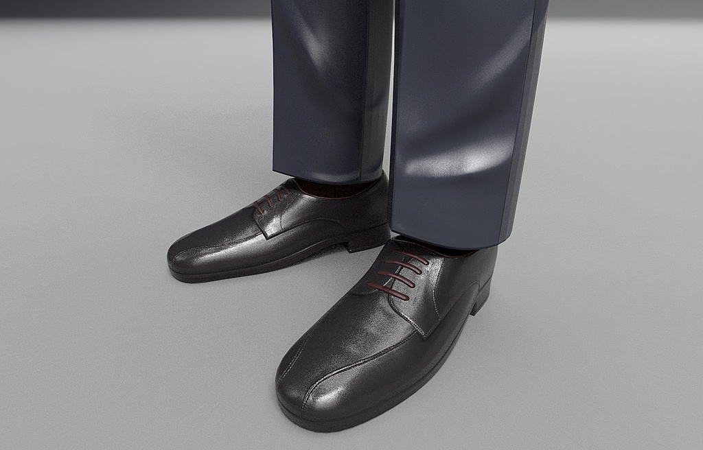 【3D素材】汎用スーツモデル