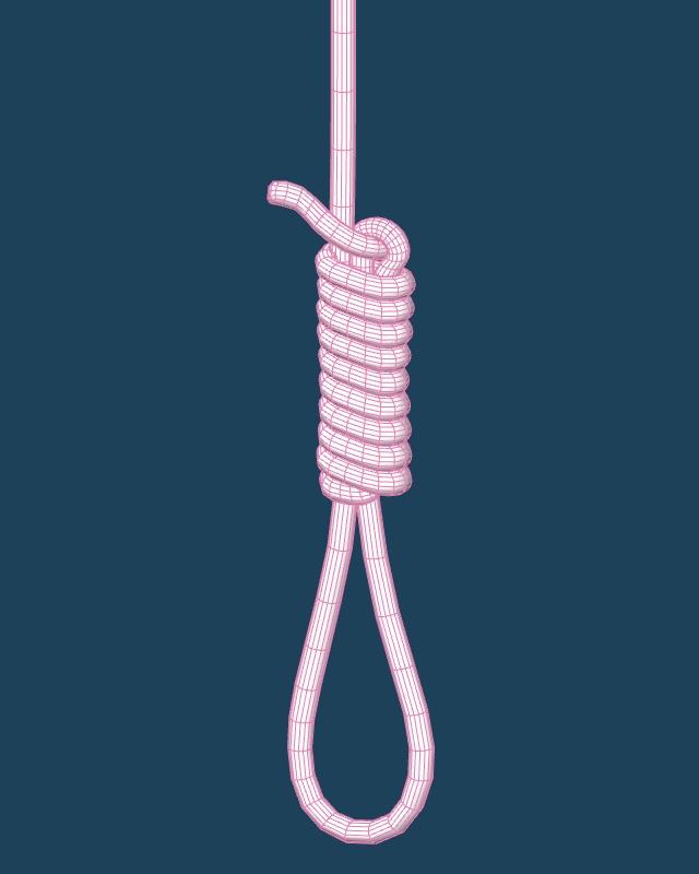 【3D小物】首吊りロープ