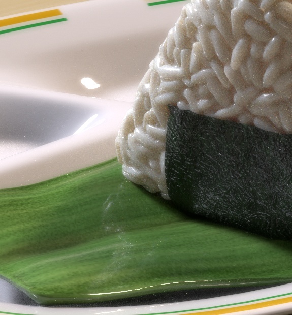 【3D素材】おにぎり、お米、酢飯制覇セット