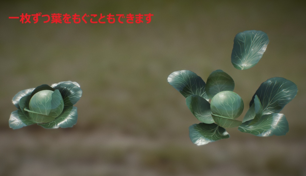 そこそこのキャベツ、一玉100円!【Unity】【MMD】