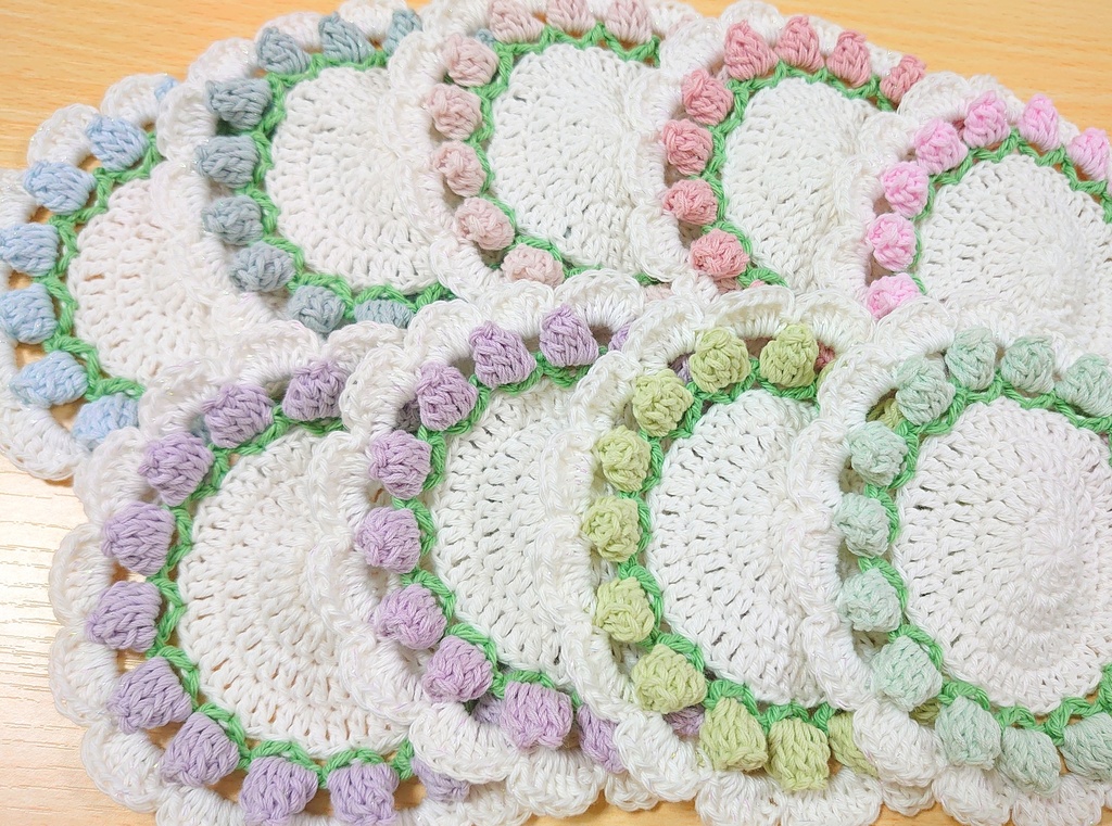 Tulip rug set【 Glitter 】