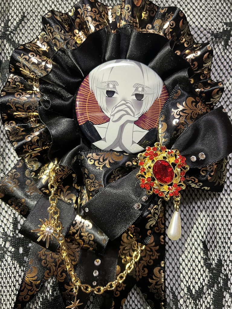 ■+梵天マイキー缶バ付きロゼット+■