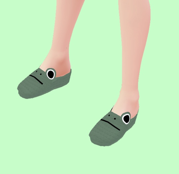 カエルスリッパ