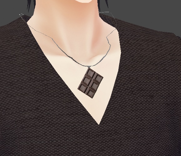 板チョコネックレス