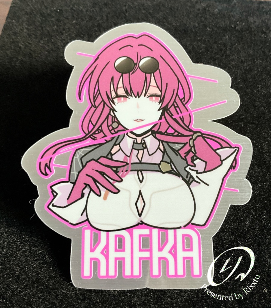 星核ハンター(銀狼・カフカ・刃) メタルステッカー