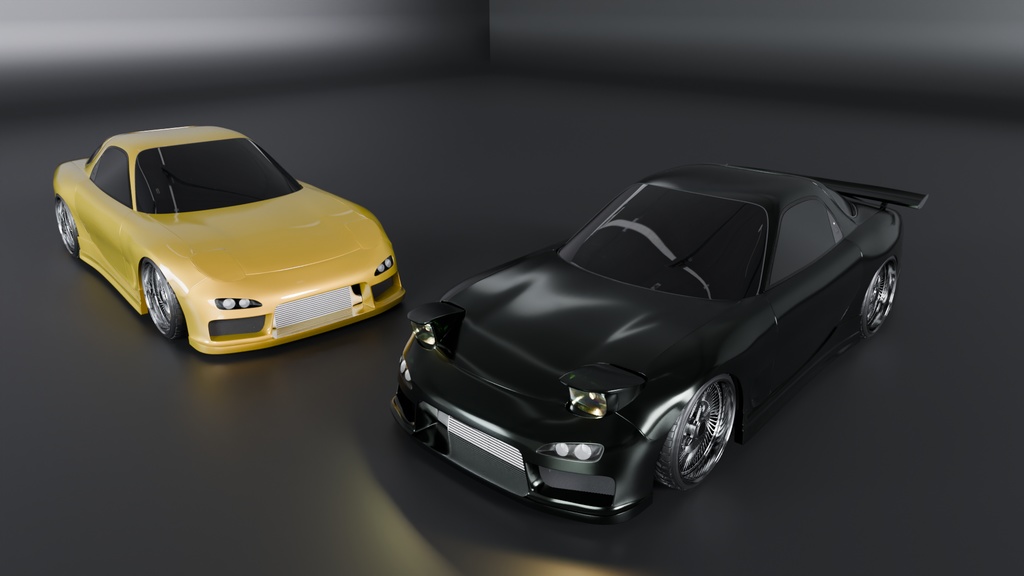 【3Dモデル】MAZDA FD3S 