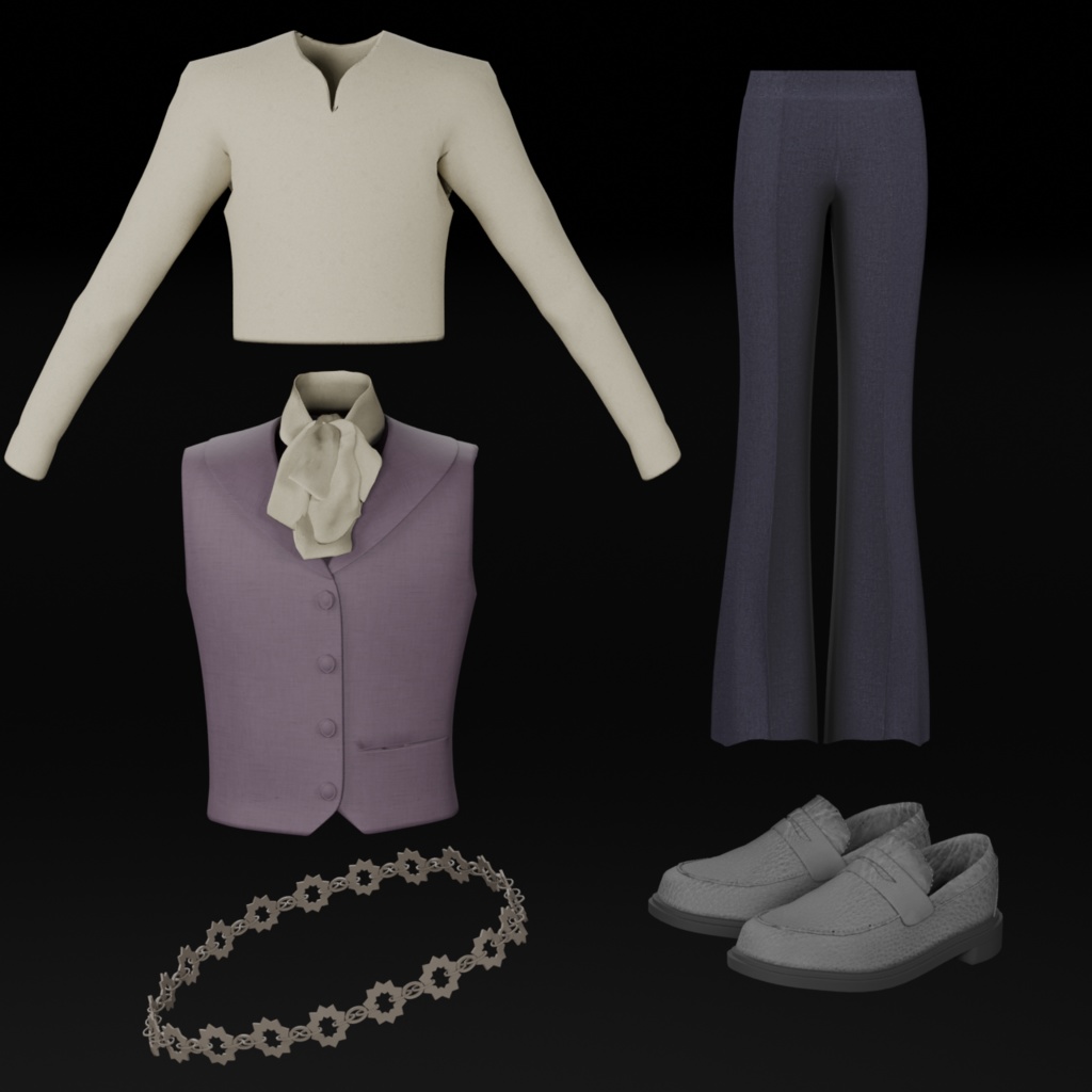 オリジナル3D衣装【1900年台~クラシカル紳士服~】