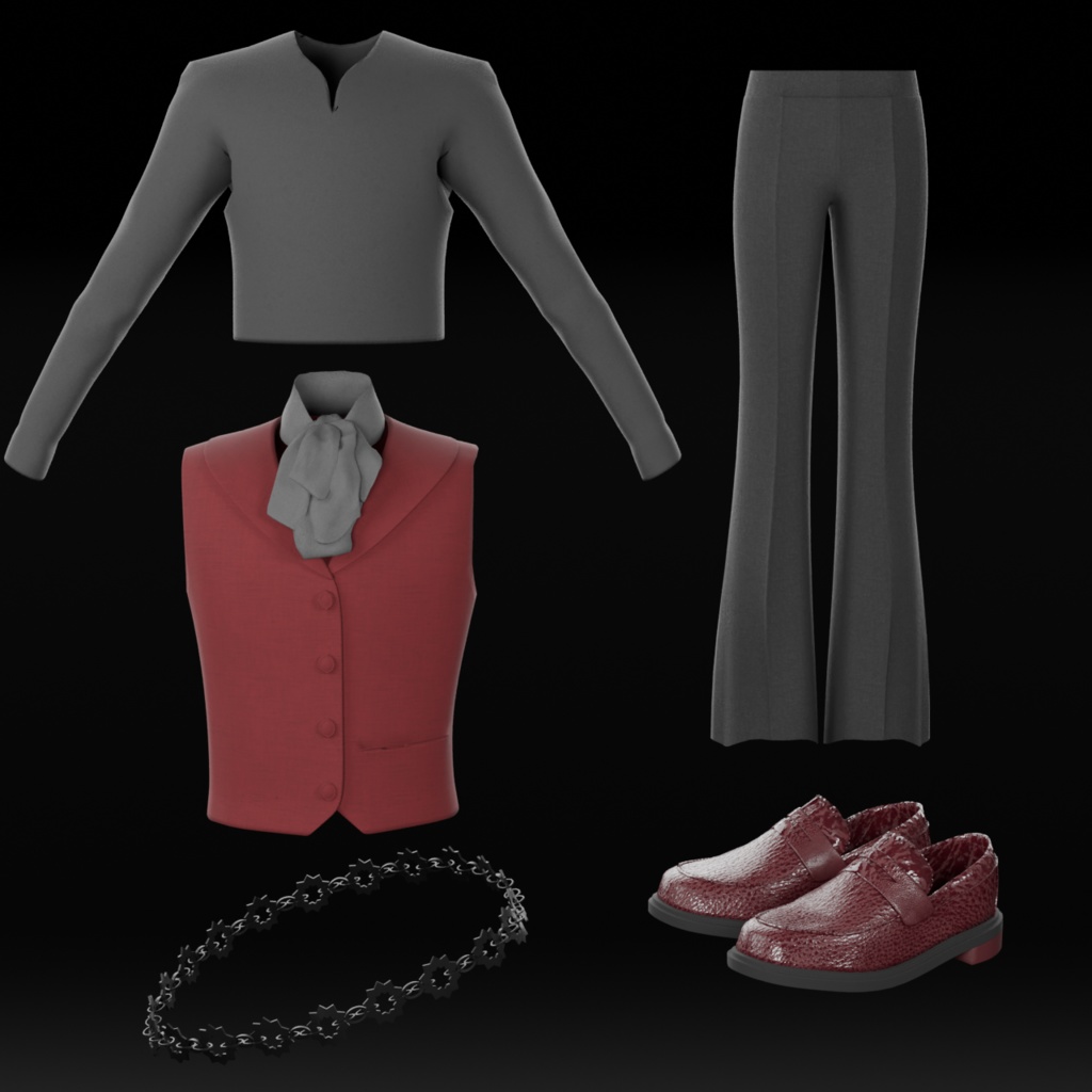 オリジナル3D衣装【1900年台~クラシカル紳士服~】