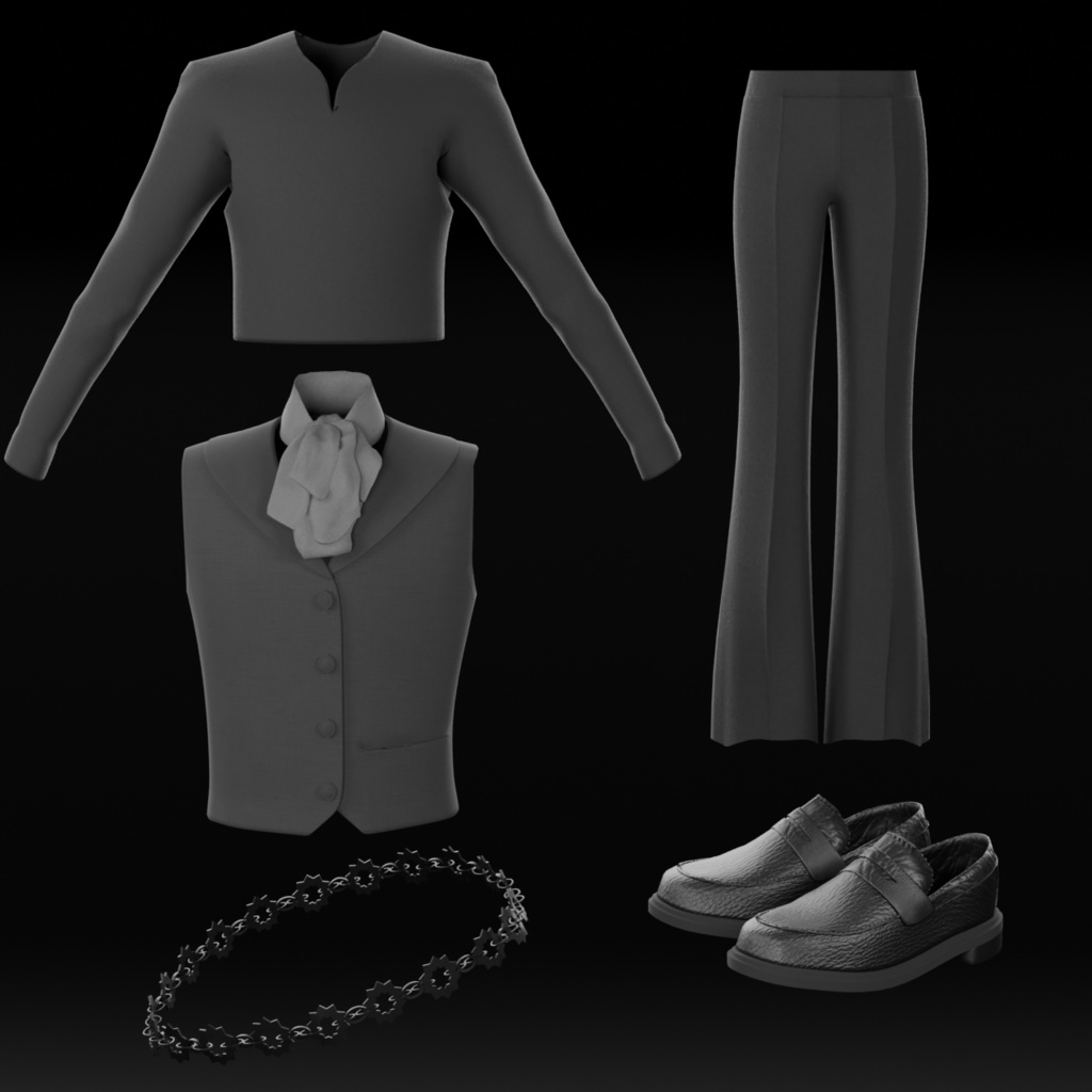 オリジナル3D衣装【1900年台~クラシカル紳士服~】