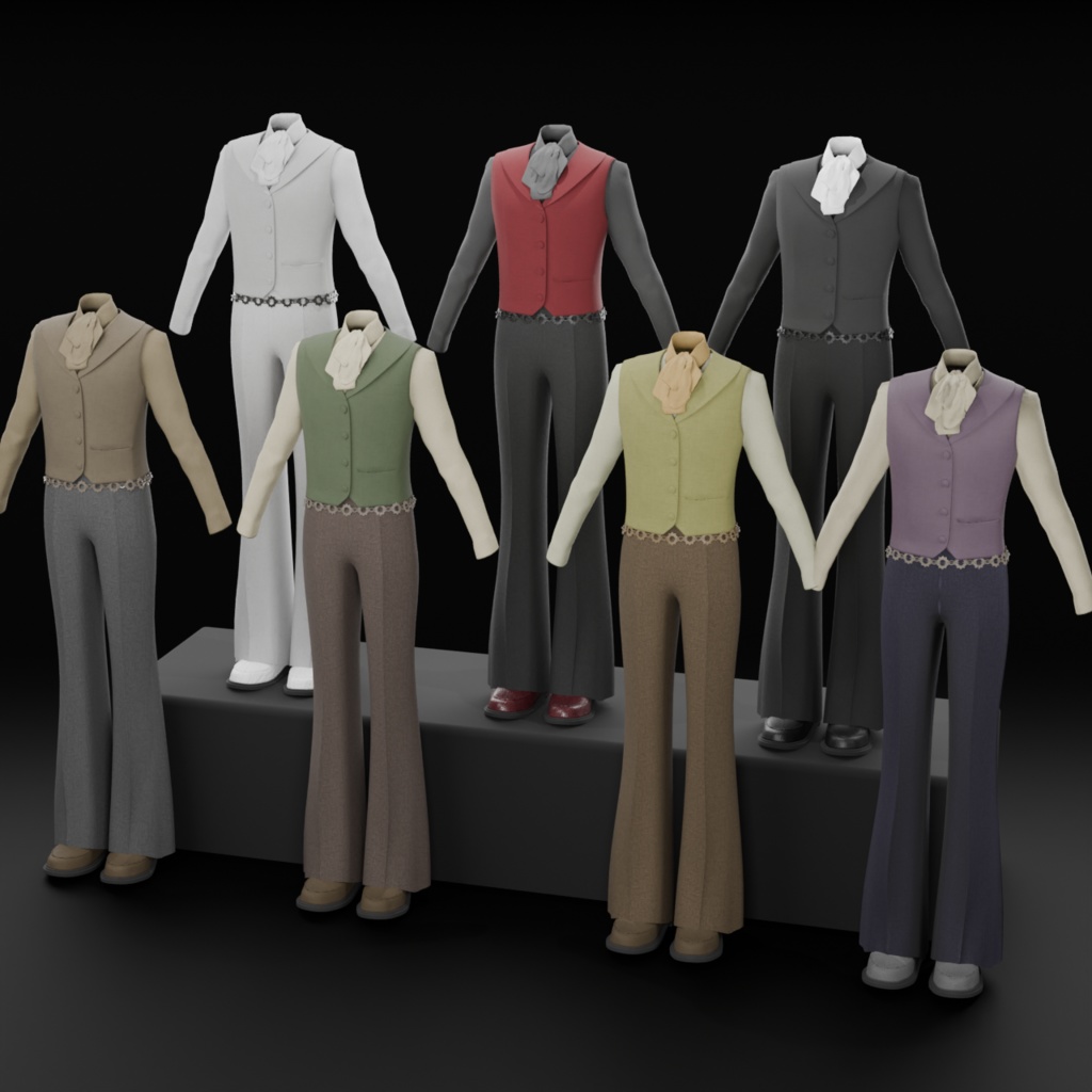 オリジナル3D衣装【1900年台~クラシカル紳士服~】